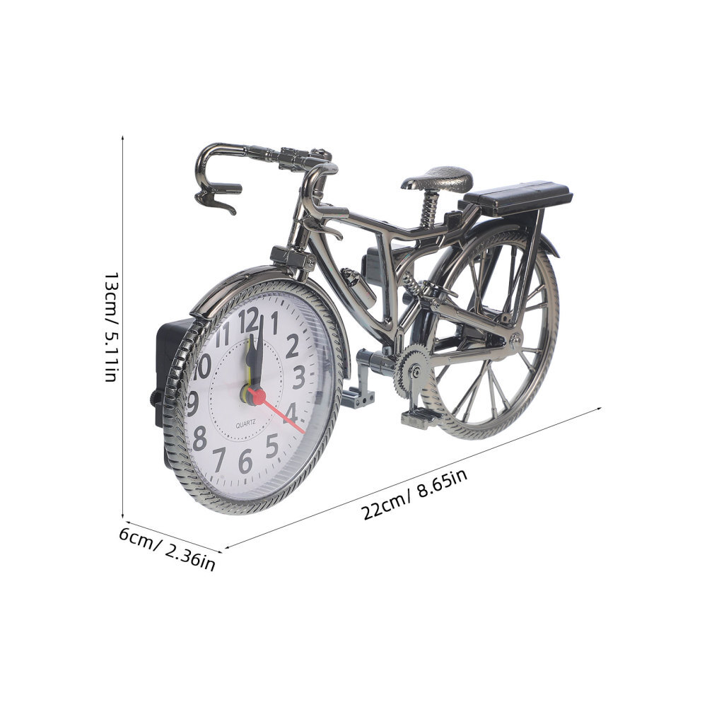 Bicycle Alarm Clock Retro Creative Clock Desktop Vintage Clock Desktop Decor