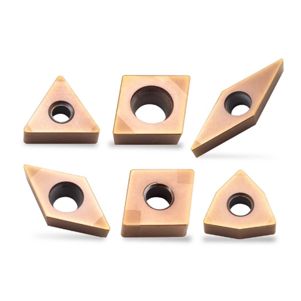 2pcsCubic Boron NitrideCarbide Inserts Composite coating for high Speed Finishin