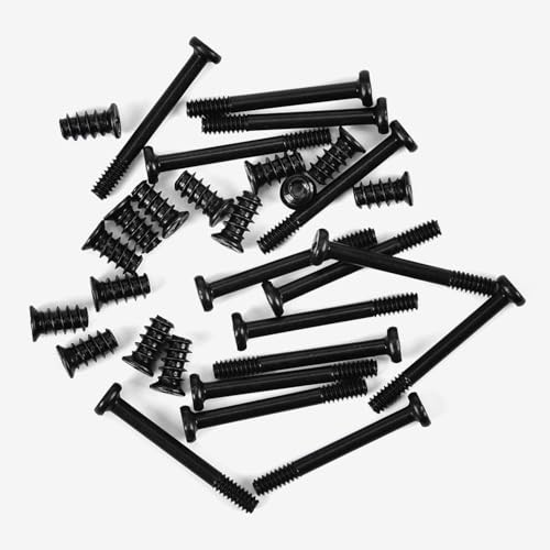 30PCS Computer PC Fan Screws Kit for Computer Cooling Fan Mount with Long &