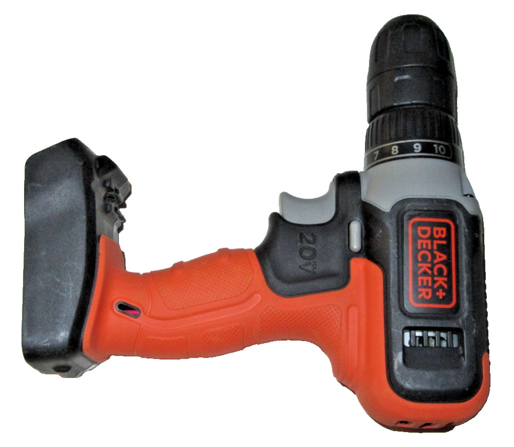 Black & Decker 20V Max Cordless 3/8" Drive Drill / Driver BCD702 -Tool Only Nice