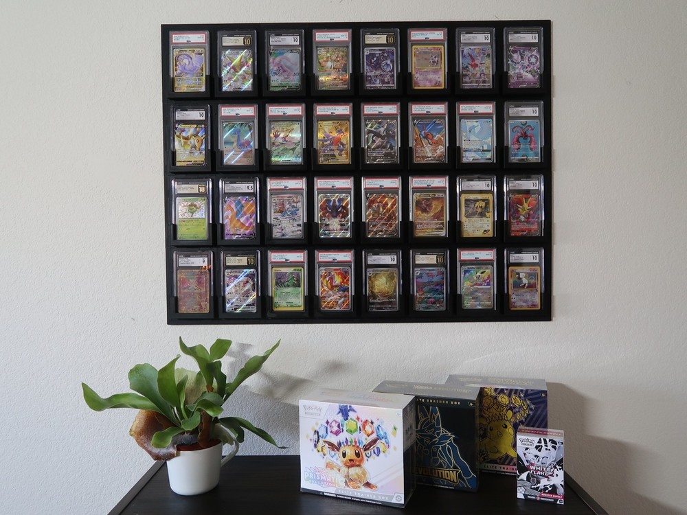 Pokémon Slab Display | Interlocking Frame for Graded Cards | Top-Loader Access