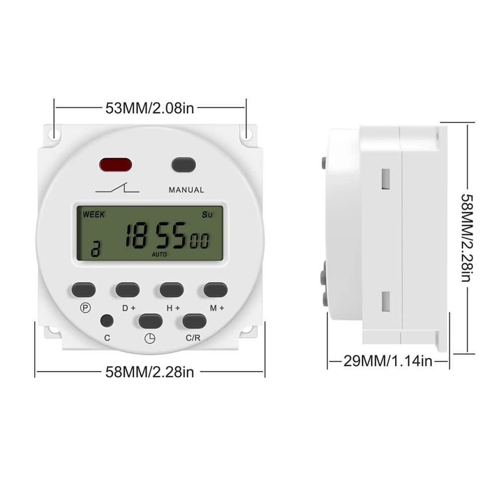 LCD Timer Switch CN101A - Programmable Time Controller