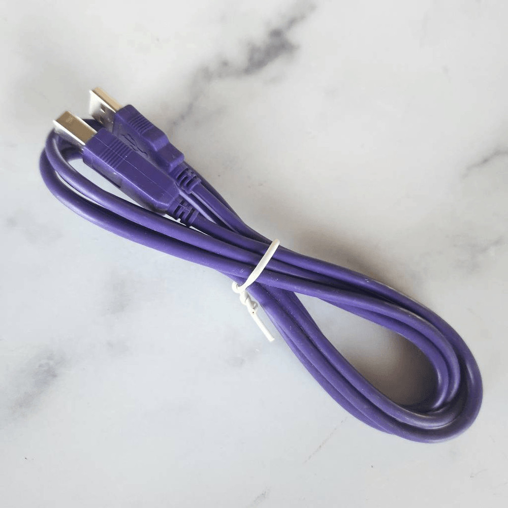 Purple USB cord 74 in length