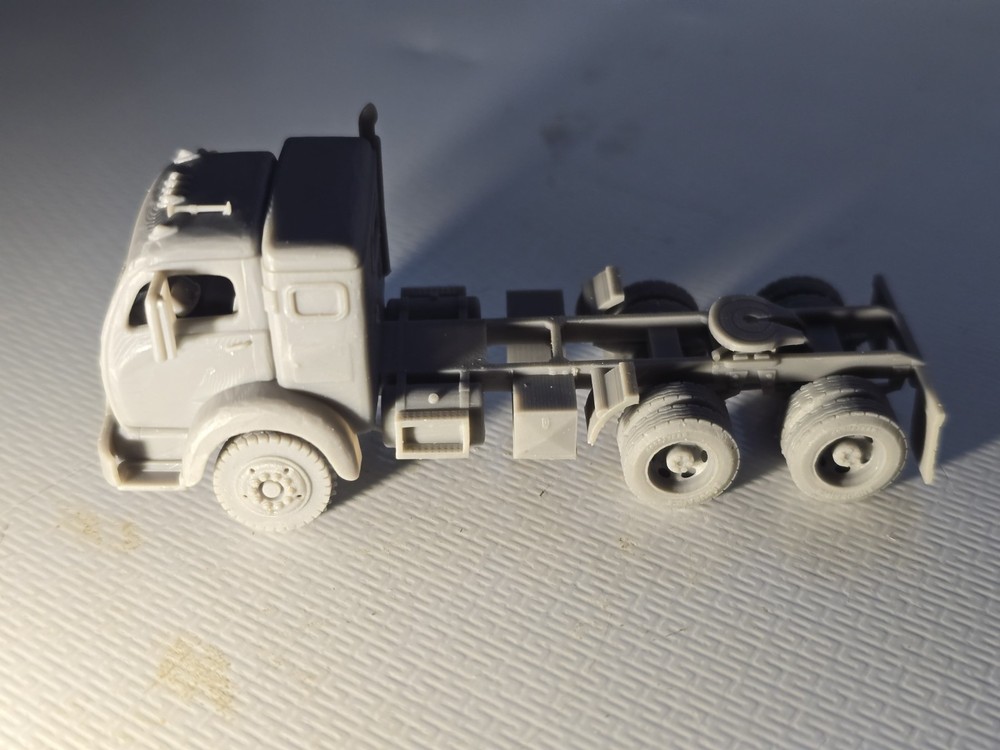 N Scale White 3000 Sleeper Undecorated Kit 3d Printed