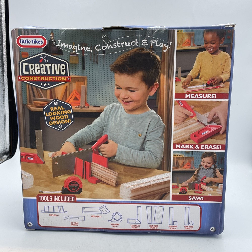 little tikes Creative Construction Measure & Cut Set - Damaged Box