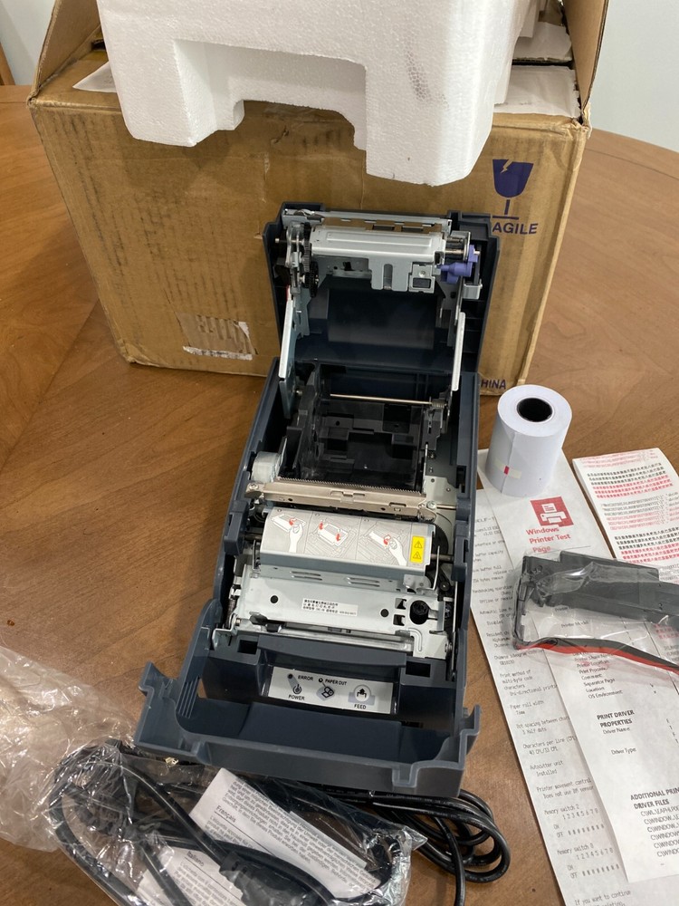 Epson TM-U220B Pos Kitchen Receipt Printer ETHERNET Network with UB-E04 Card