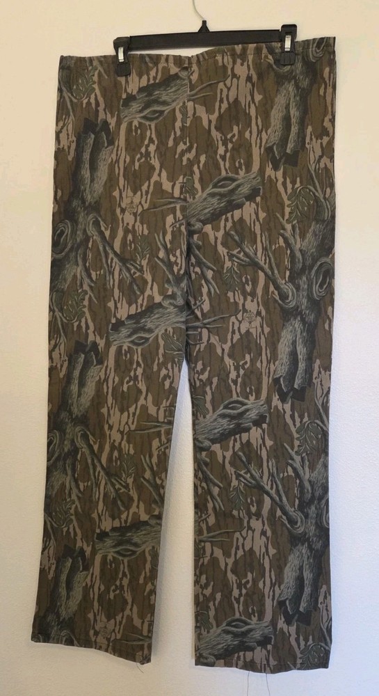Gander Mountain Camo Mossy Oak Drawstring Pants Size S