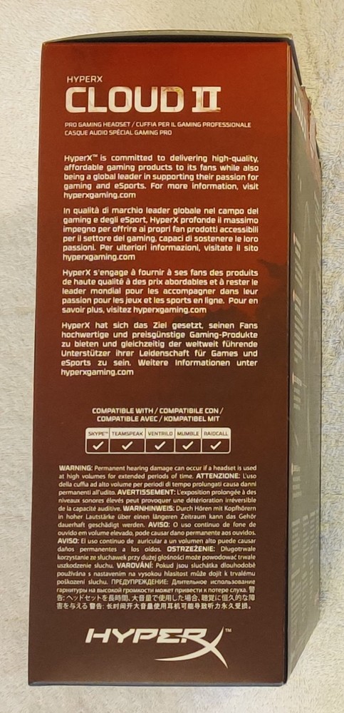 HyperX Cloud II Pro Gaming Headset (BOX & MANUAL ONLY)