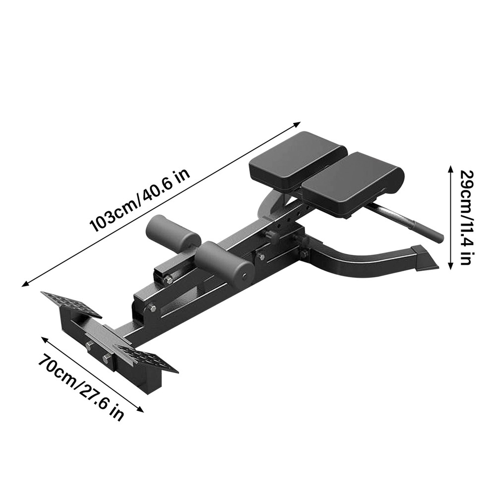 Hyper-Extension Roman Chair - Adjustable Lower Back Bench Machine