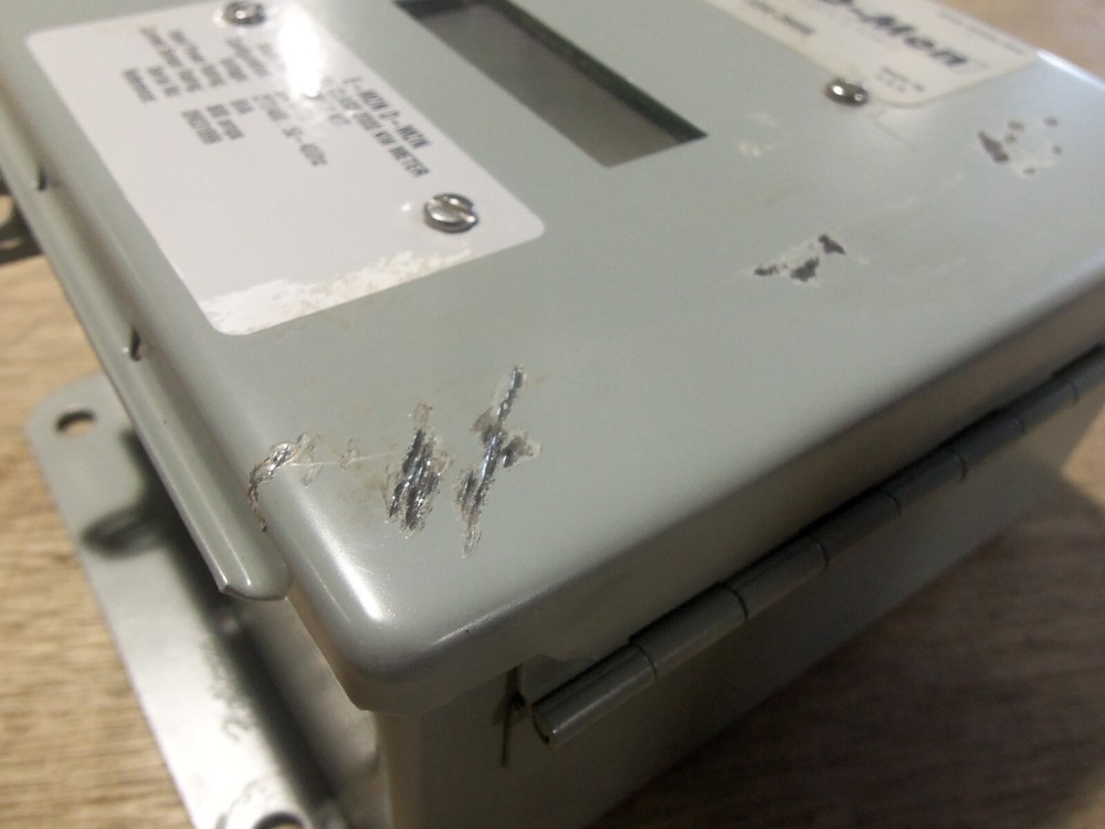 E-MON D-MON 480800D 3 PHASE CLASS 2000 KW METER 3/4 WIRE 277/480 FLAWED