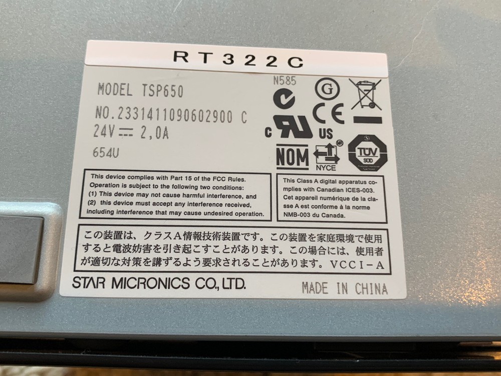 OKI Okidata RT322c Thermal Printer