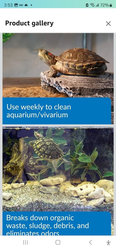 API TURTLE SLUDGE DESTROYER Aquarium Cleaner and Sludge Remover 8-Ounce