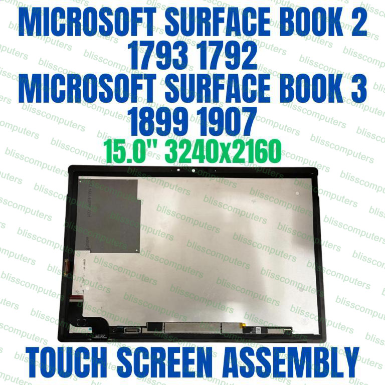 Microsoft Surface Book 3 15" 1899 1907 REPLACEMENT Screen Touch Assembly