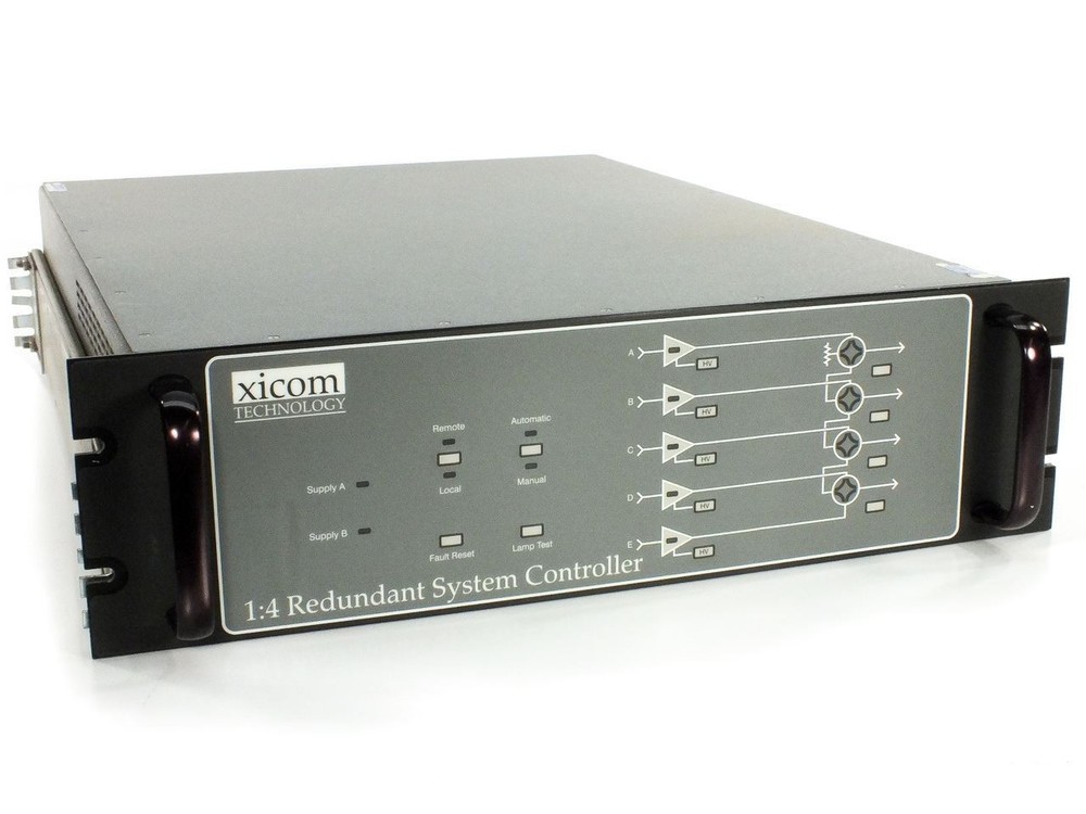 Xicom XTC-140D 1:4 Redundant System Controller 305-0244-101 with 4 Cable Sets