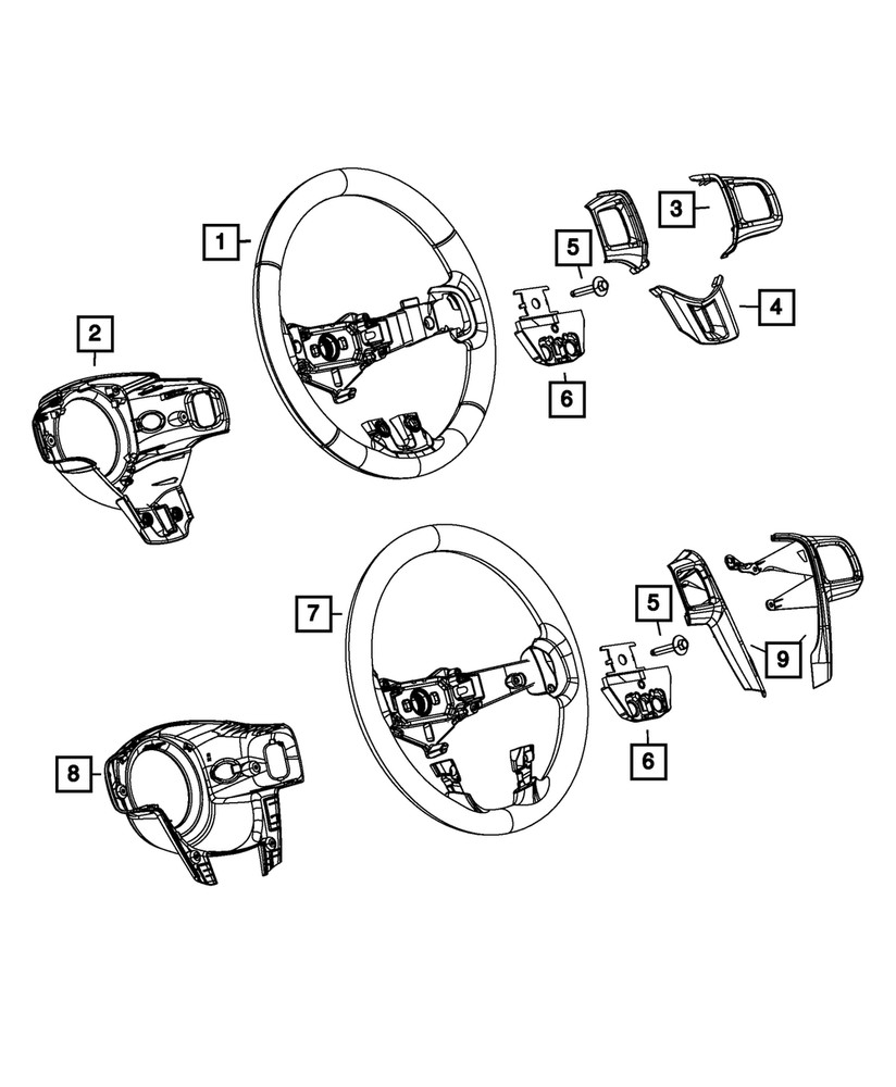 Genuine Mopar Steering Wheel Damper 68089406AC