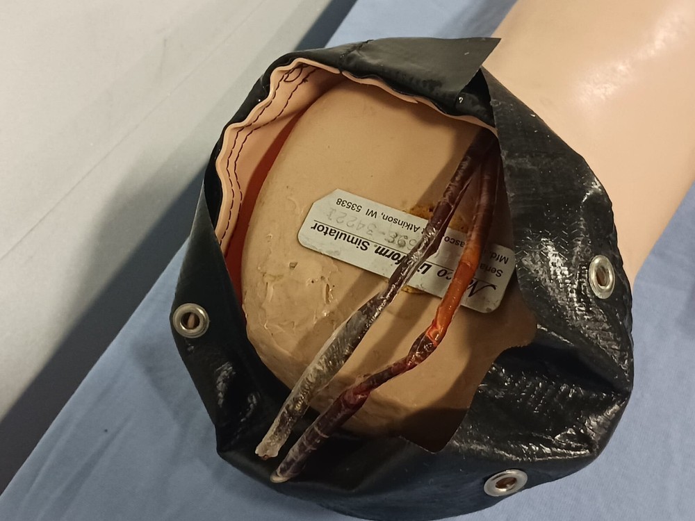 Nasco Lifeform Replicas Left Arm Training Simulator w/ Case