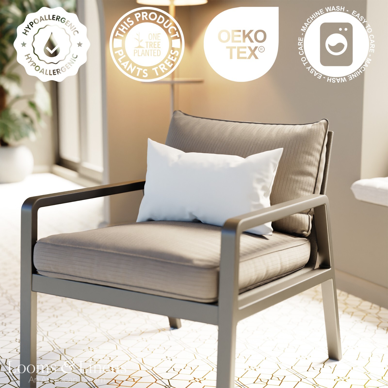 12 x 20" Lumbar Pillow Inserts Forms Down Alternative Boudoir Pillows USA Made