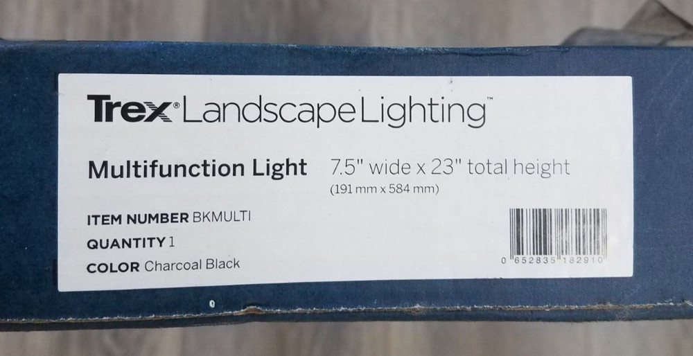 TREX ® LED MULTIFUNCTION LIGHT LANDSCAPE LIGHTING - BLACK - BKMULTI