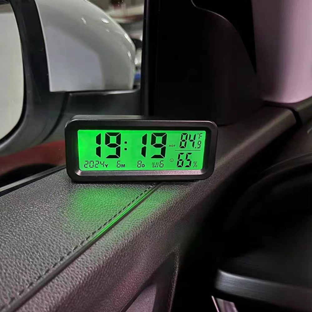 Timloon Car Dashboard Clock with Automatic Backlight at Night(Green & Blue), ...