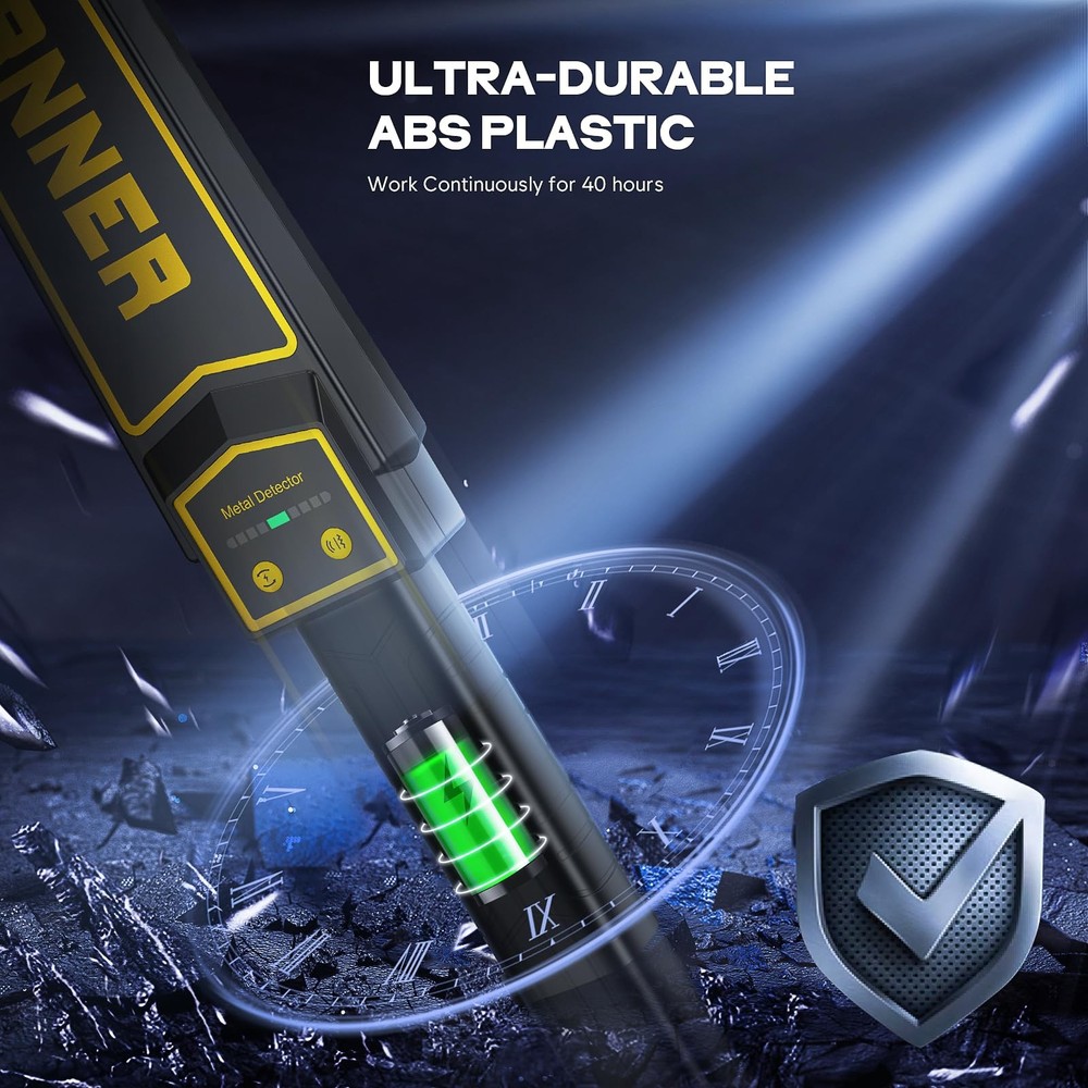 Handheld Metal Detector Wand Security Scanner,High Sensitivity Security Wand ...