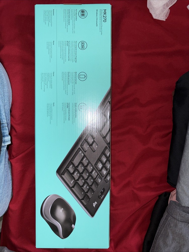 Logitech Wireless Keyboard and Mouse Combo MK270