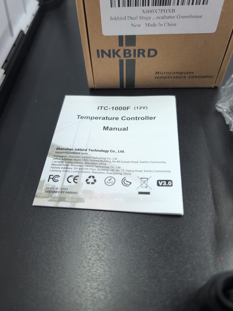 ITC-1000F 110V Digital Temperature Temp Controller Thermostat + NTC Sensor Probe