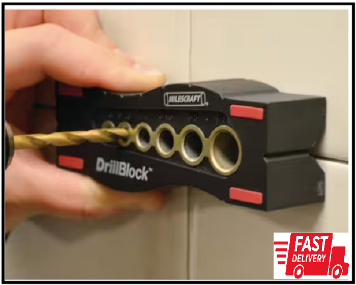 Drill Block Handheld Drill Guide, Centerlines Accurate Alignment Drilling New