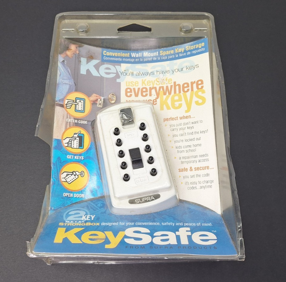 Supra Keysafe Access Point Push Button Wall Mount Key Storage Safe 100% USA