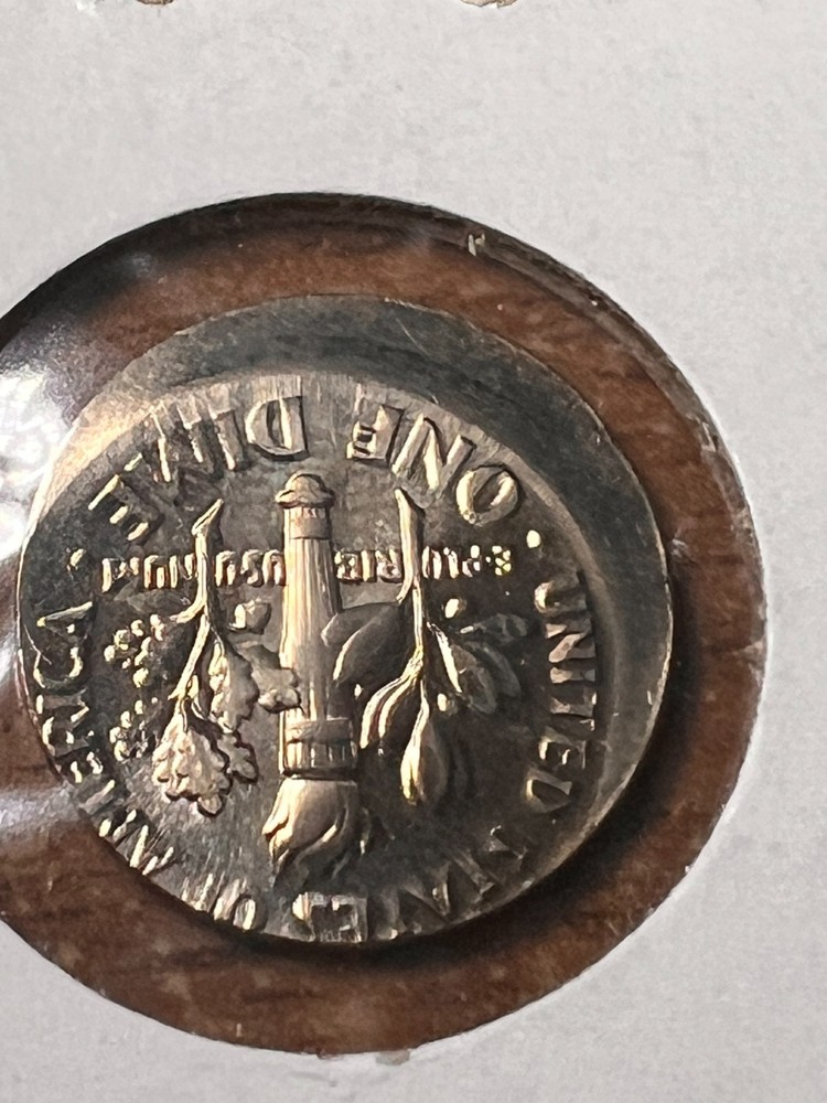 OFF CENTER DIME - Roosevelt Dime