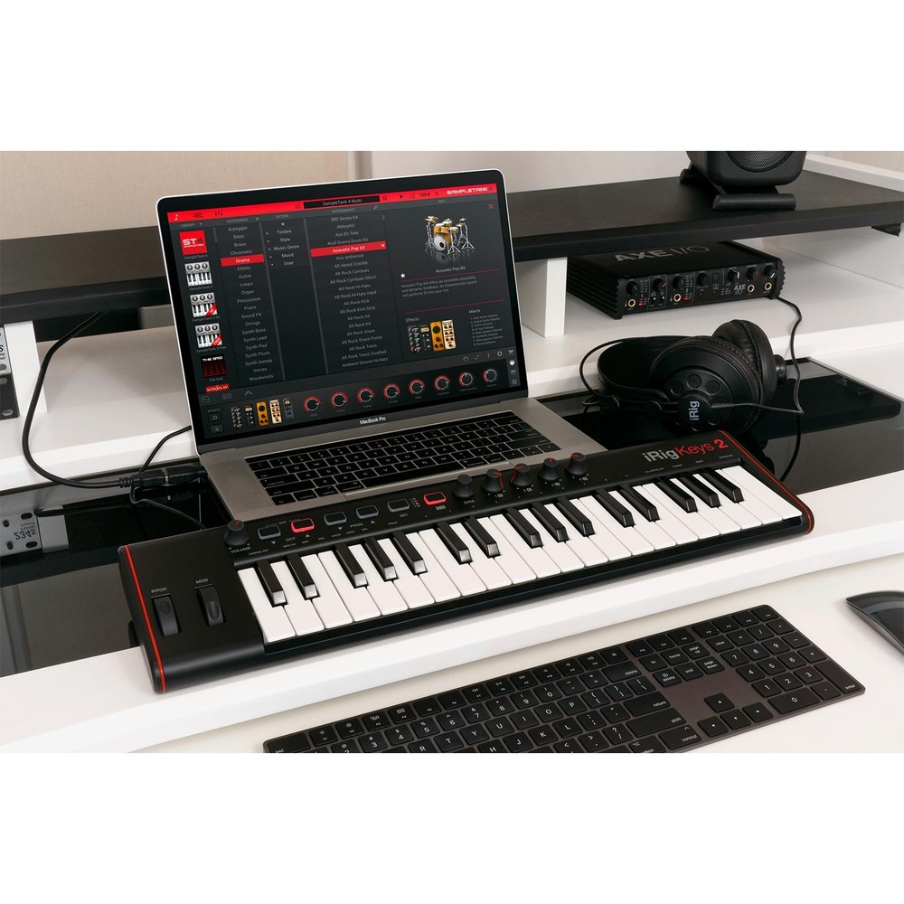 IK Multimedia iRig Keys 2 Compact 37-Key MIDI Keyboard Controller