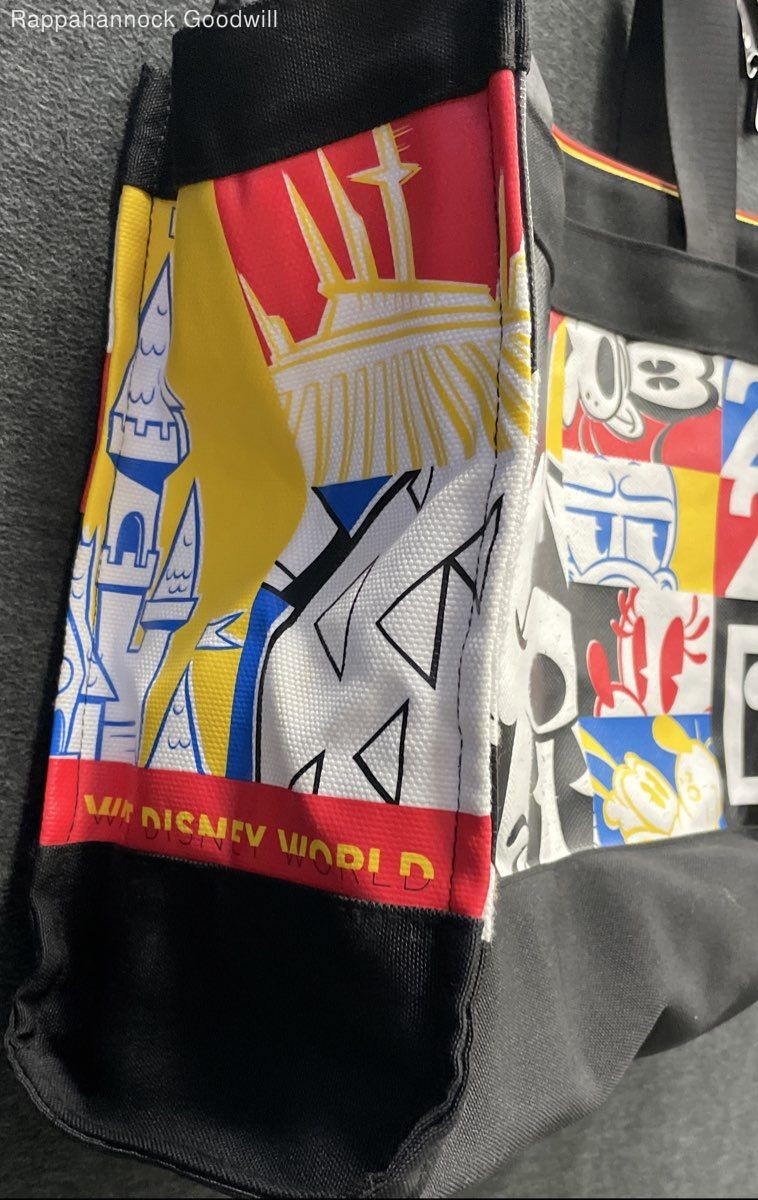 Disney Walt Disney World 2021 Pop Art Mickey Mouse Multi-Color Tote Bag