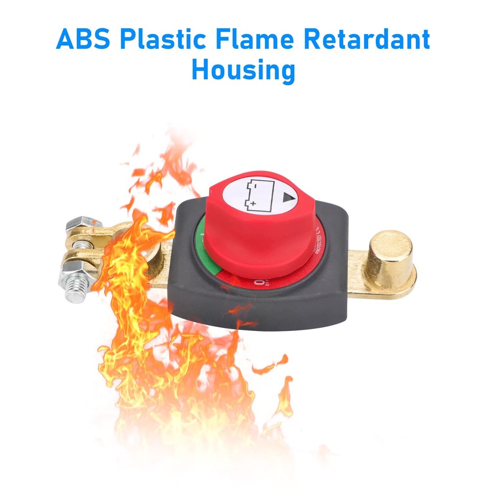 High Performance Battery Switch Replacement DC 12-48V 275A Wide Compatibility