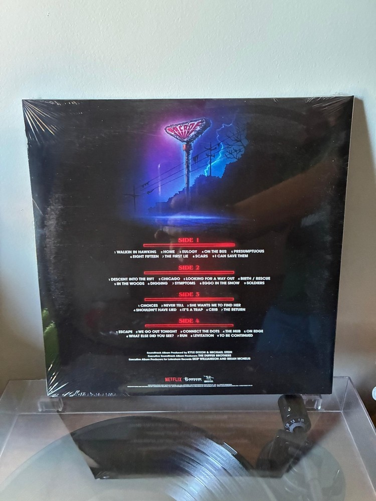 STRANGER THINGS 2 Inter-Dimensional Upside Down Blue Swirl 2x LP Vinyl Sealed