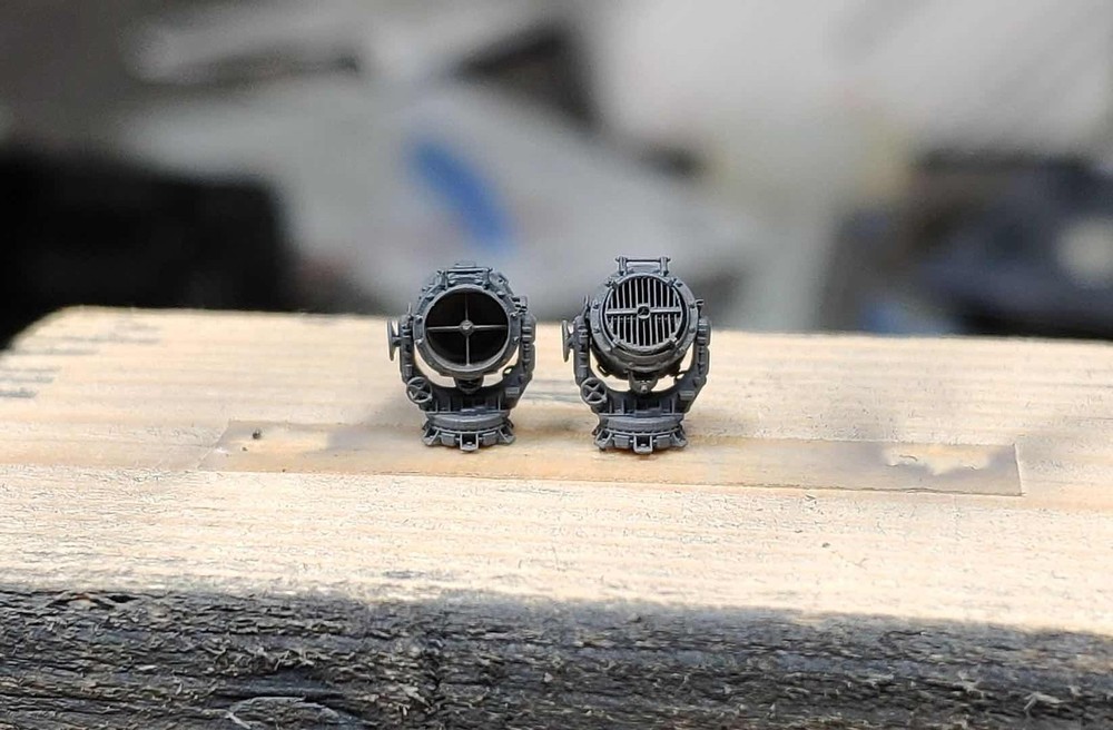 BUNKER STUDIO IJN35015 1/350 Scale IJN Search Light Set