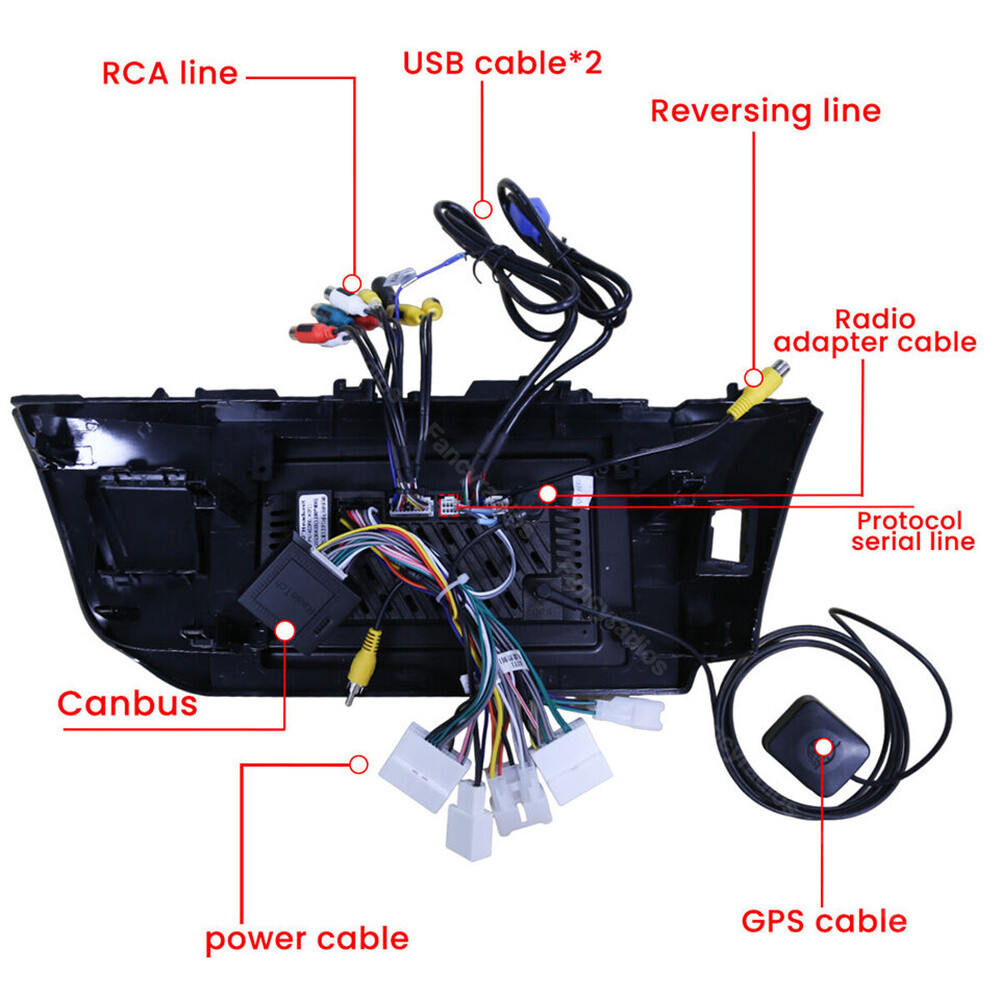 For 2014-2016 Toyota Corolla Apple CarPlay Car Stereo Radio GPS Navi Android 15