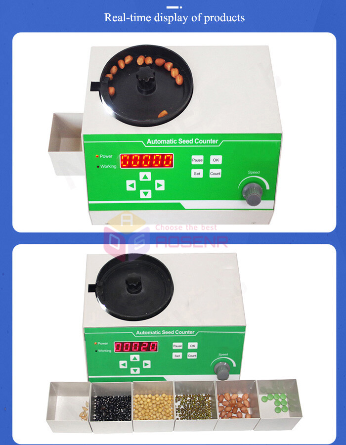 Automatic Seed Counter Machine For Various Shapes Seeds Counting Instrument 110V