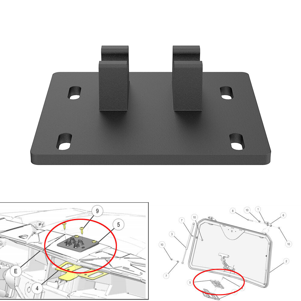 Windshield Mounting Bracket 5452826 For Polaris General 1000 XP 4 1000，1000  3D