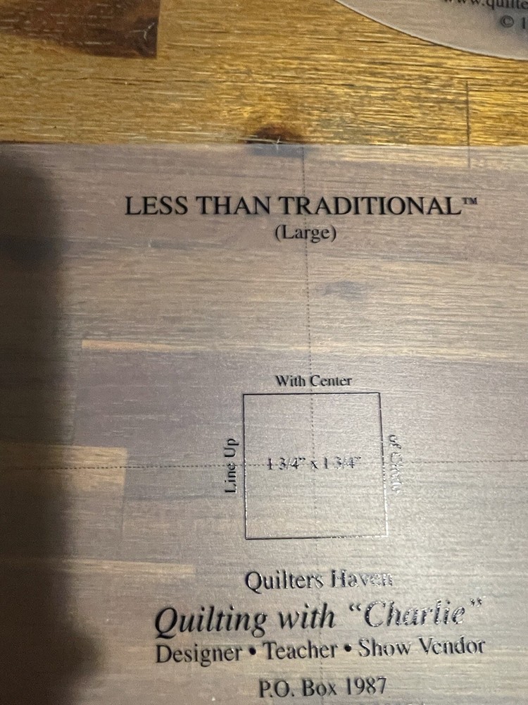 Less than Traditional Quilting Kit Haven Pattern Basic Technique Pattern READ