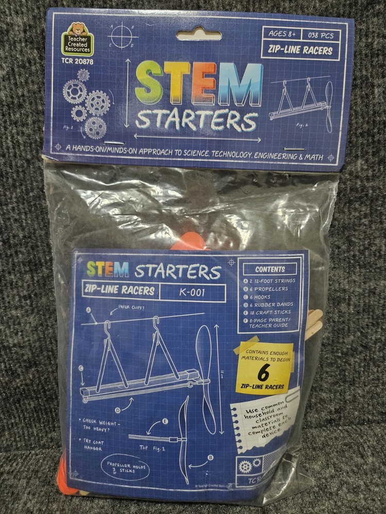 Teacher Created Resources STEM Starters Zip-Line Racers