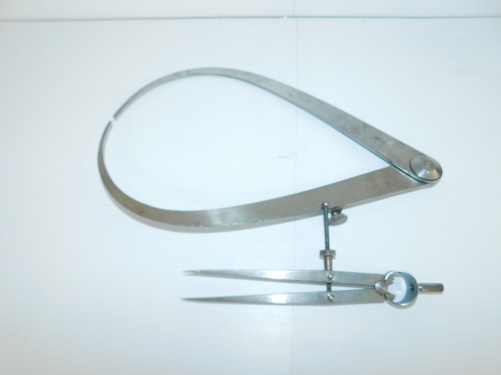STARRETT LOCK JOINT TRANSFER TYPE OUTSIDE CALIPER & A MILLERS CALIPER (ASP65)
