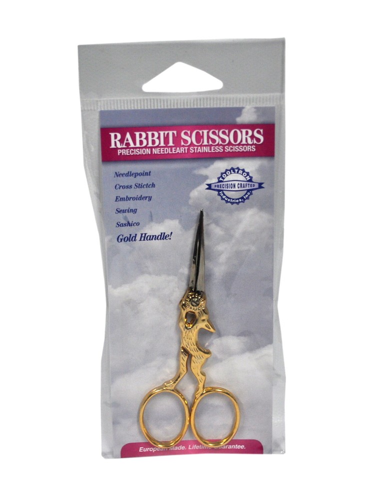 ToolTron 4 Inch Rabbit Embroidery Scissors
