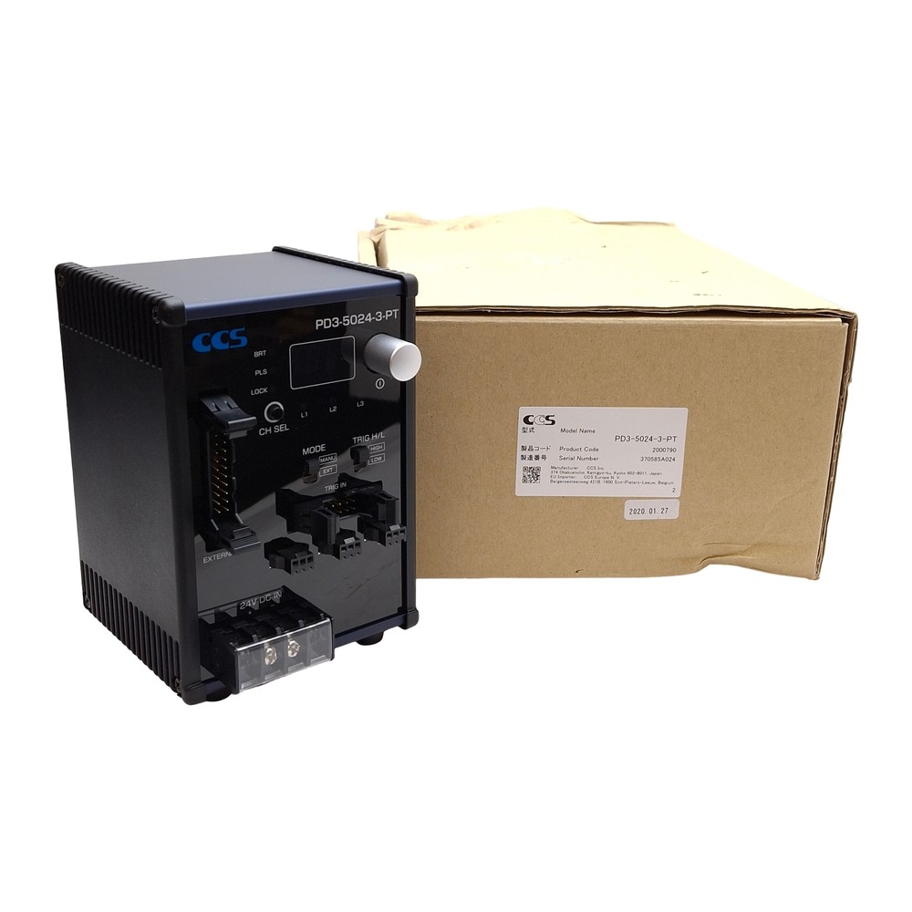 CCS PD3-5024-3-PT Constant/Strobe Lighting Digital Control Unit 3-Channel 24VDC