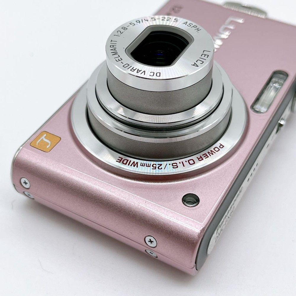 Panasonic LUMIX DMC-FX60 Pink Compact Digital Camera Tested Great Condition