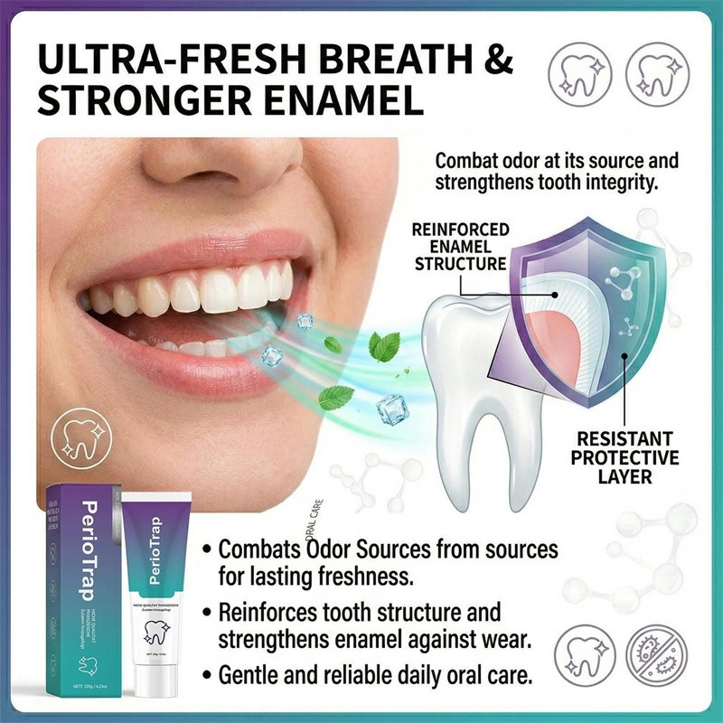 PerioTrap Mint Flavor Gum Toothpaste Cleaning Toothpaste Sensitive Teeth 120g