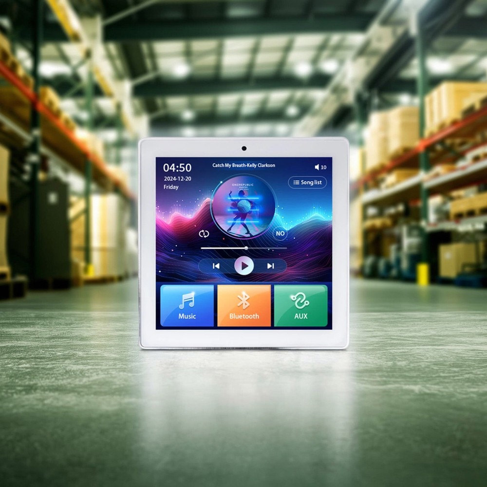 Mini Bluetooth Amplifier Touch Key Doorbell Ceiling Speaker Sound System 5daI