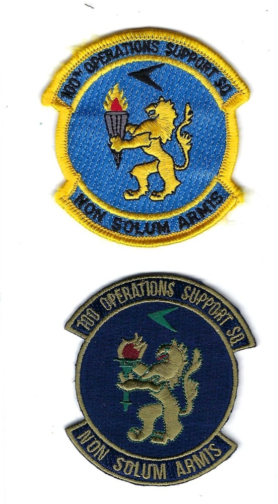 PATCH USAF 100th OPERATIONS SUPPORT SQ PR  RAF MILDENHALL      B7-2