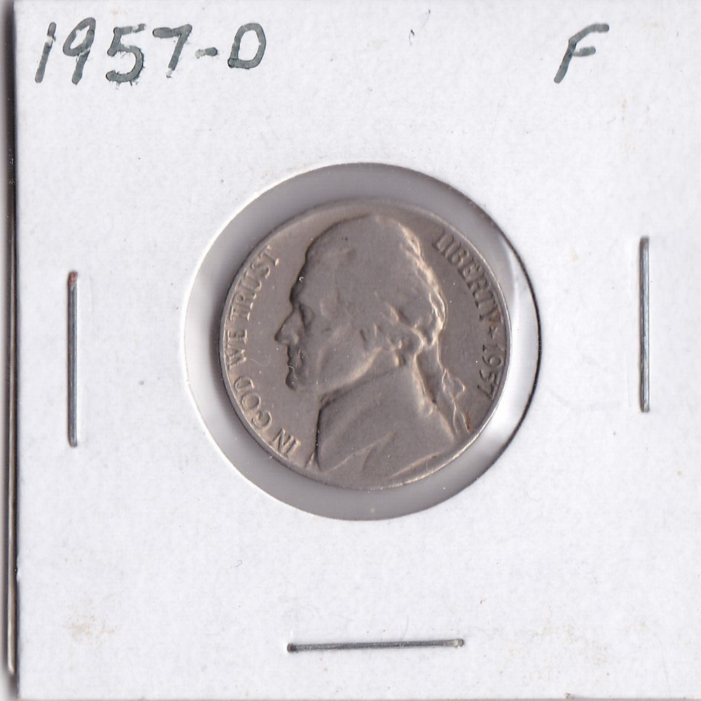 1957-D  Jefferson Nickel