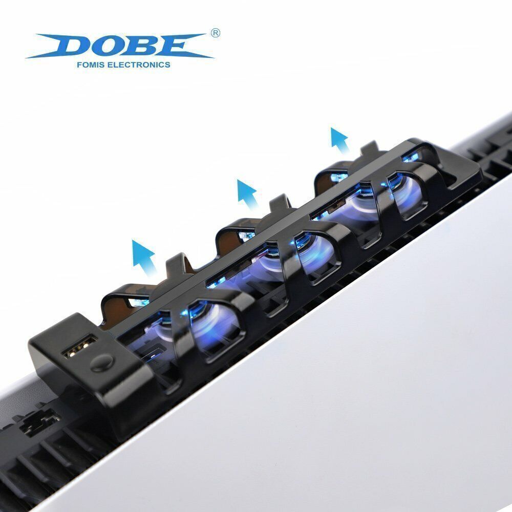 For PS5 PlayStation 5 Console Host Cooling Fan External Cooler Game Radiator