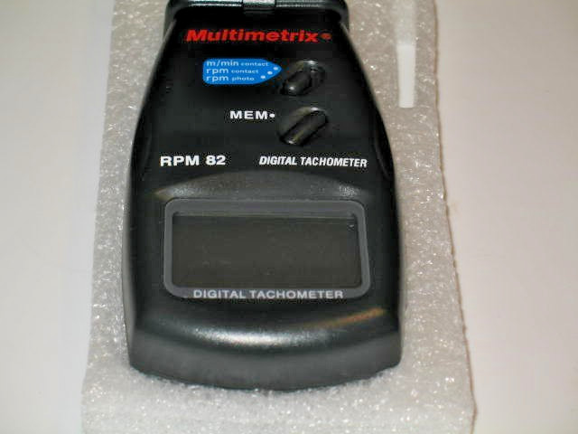 AEMC MULTIMETRIX TACHOMETER MODEL RPM82 CAT# 7004.01