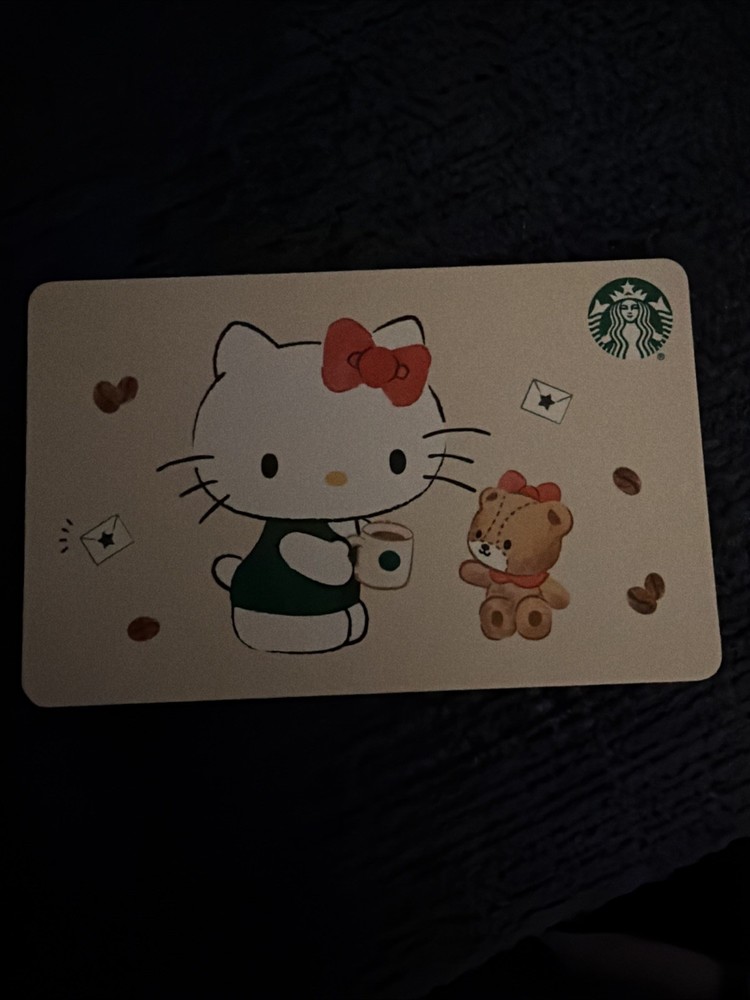 Hello kitty Starbucks gift card, 2026- no balance